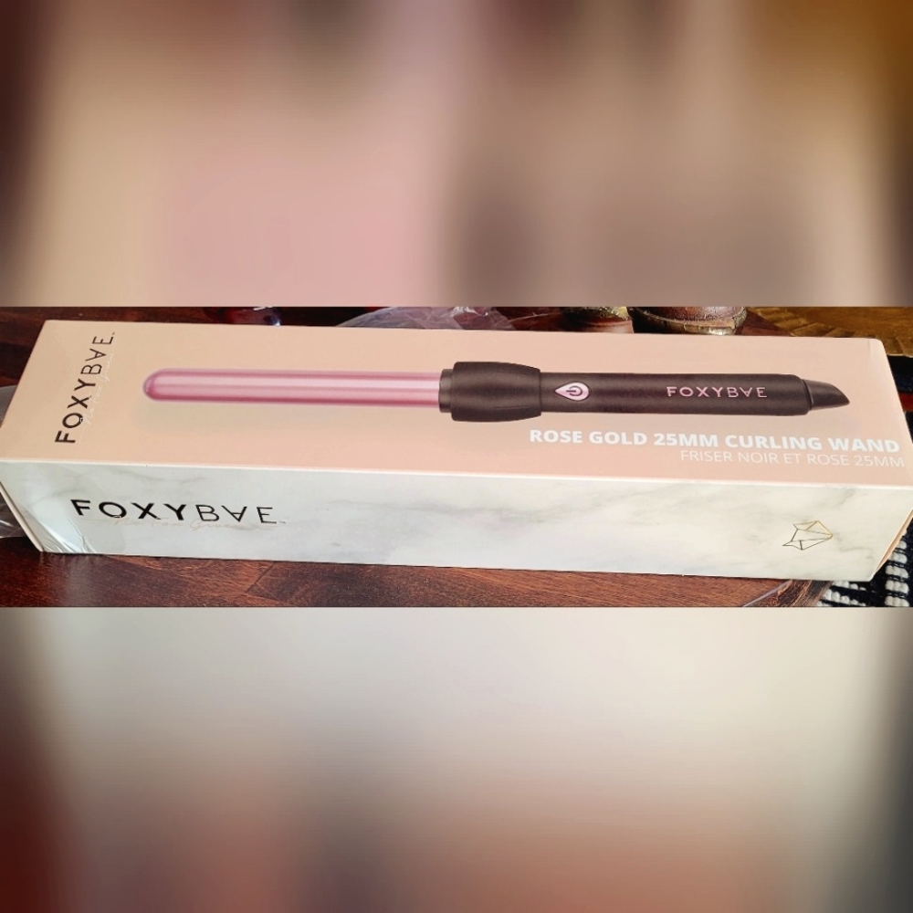 FOXYBAE 25mm Curling wand in rose gold